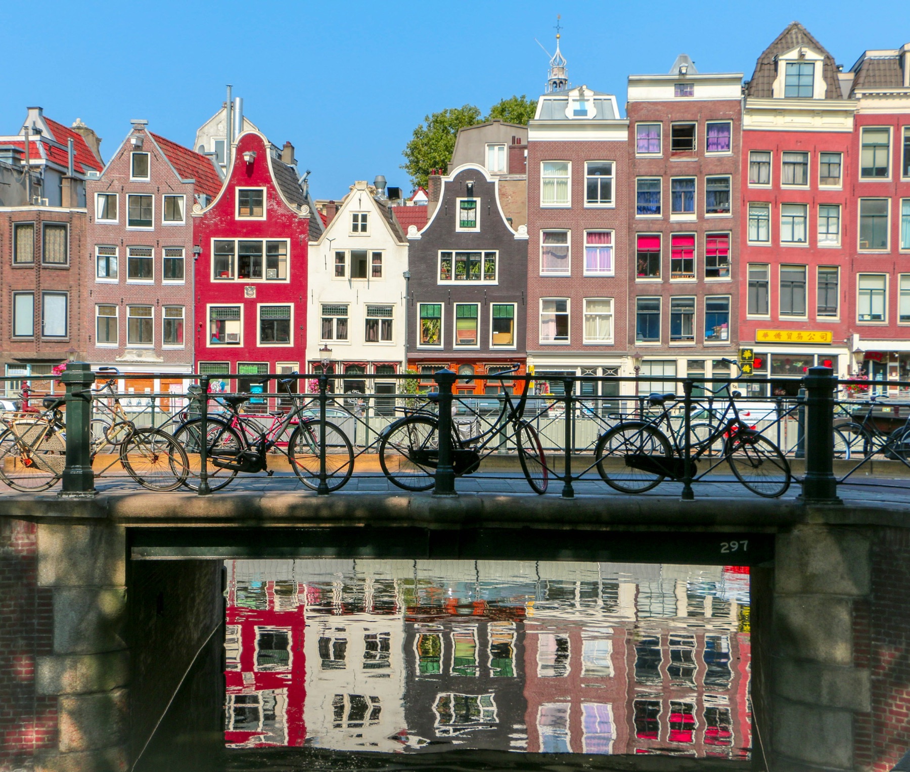 Grachtenhäuser in Amsterdam
